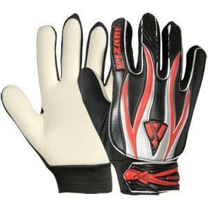  Vizari Youth Junior Pro Goalie Gloves Black/Red/9 Sports 