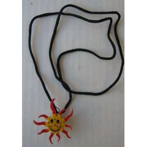  Sun Necklace   Black string: Electronics
