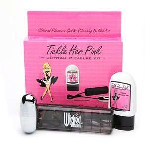 Tickle Her Pink Clitorisoral Kit Clitorisoral Gel & Massaging Bullt