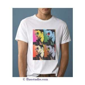 4x George Michael   Pop Art Graphic T shirt (Available in Mens Medium 