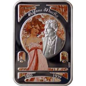  Niue 2010 1$ Great Artists Alfons Mucha the Painter 28,28g 