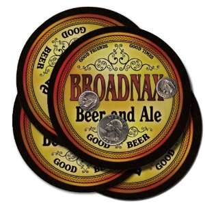  Broadnax Beer and Ale Coaster Set: Kitchen & Dining