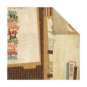  Simple Stories Year O Graphy Double Sided Elements 12X12 