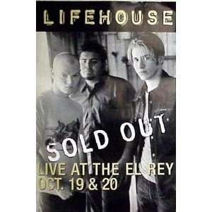  LIFEHOUSE On Tour 24x36 Poster: Everything Else