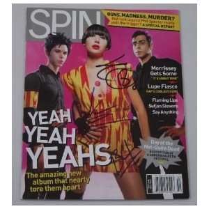  Yeah Yeah Yeahs   Hand Signed Autographed Spin Magazine 04 