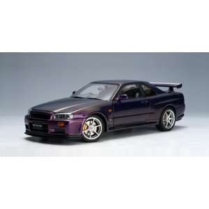 Nissan Skyline GTR R34 V Spec Upgraded Midnight Purple (Part: 77305 