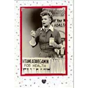  I Love Lucy Vitameatavegamin Poster: Home & Kitchen