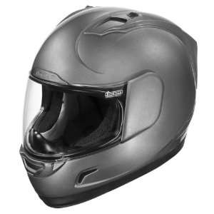  Icon Airframe Helmet , Color Silver, Size XL, Style 