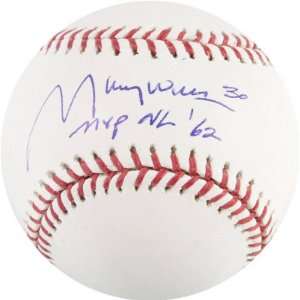   Autographed Baseball  Details: MVP NL 62 Inscription: Everything Else