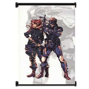  Metal Gear Solid 2 Sons of Liberty Game Fabric Wall Scroll 