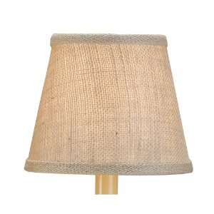 Currey and Company 0319 Putty Medium Putty Linen Shade, Measuring 4 x 