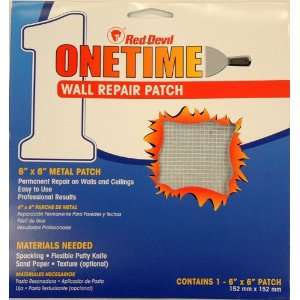  Red Devil 1216 6 Inch Onetime Wall Repair Patch: Home 
