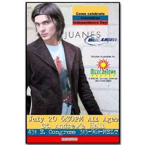  Juanes Poster   A Concert Flyer   Mi Sangre Tour: Home 