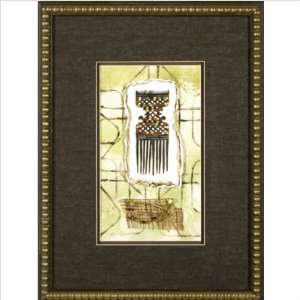  Phoenix Galleries HPM129 Jeweled Comb 2 Framed Print