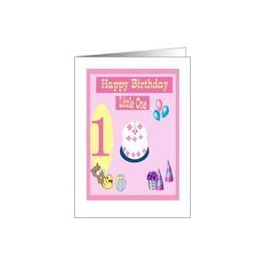   Happy Birthday Little One for 1 year old Card: Toys & Games
