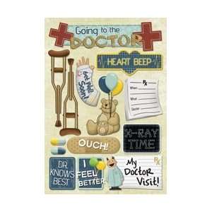  Foster Doctor Visit Cardstock Stickers 5.5X9 Sheet My Doctor Visit 