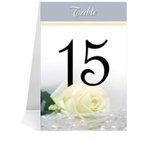   Number Cards   Vanilla Rose n Pearls Petite #1 Thru #29 Office