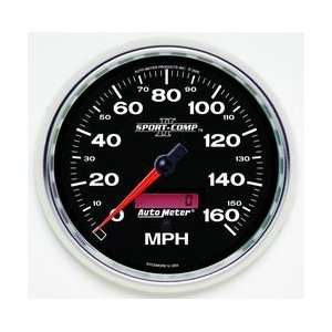   Meter 3689 Sport Comp II 5 160 mph In Dash Speedometer Automotive