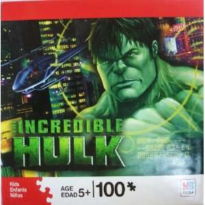   The Incredible Hulk 100 Piece Puzzle, Helicopter Scene Toys & Games
