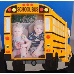 School Bus Photo Frame