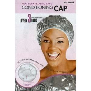   Conditioning Heat Lock Cap with Elastic Band: Health & Personal Care