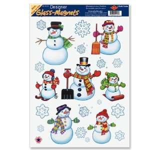  Lets Party By Beistle Company Snowman/Snowflake Window 