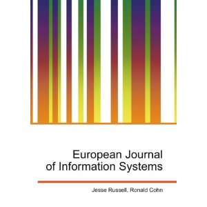  European Journal of Information Systems: Ronald Cohn Jesse 