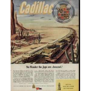   No Wonder the Japs are Amazed! .. 1944 Cadillac War Bond Ad, A2383
