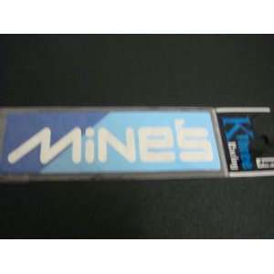  Mines Racing Decal Sticker (New) Lg: Sports & Outdoors