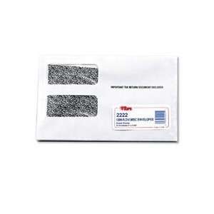  Tops 1099 Form Double Window Envelopes: Office Products