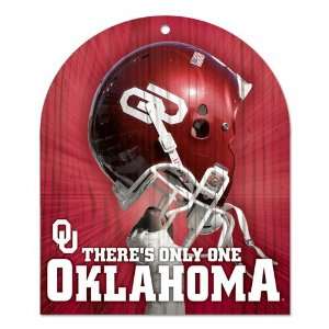    University Of Oklahoma Wood Club Sign 10x11: Everything Else