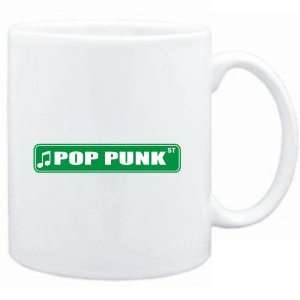  Mug White  Pop Punk STREET SIGN  Music: Sports 