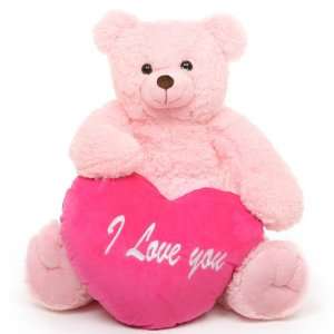  Cute and Soft   Darling Heart Tubs 32   Pink I love you 