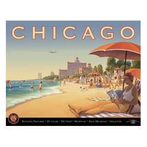  Chicago Beach tin sign #1159 