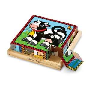  Farm Cube Puzzle: Toys & Games
