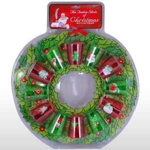  12 Days of Christmas Shot Glass Wreath: Toys & Games