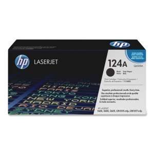  HP 124A Black Toner Cartridge (Q6000A )  : Office Products