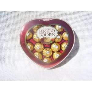 Ferrero Rocher Hazelnut Chocolates, 7oz Heart Box:  Grocery 