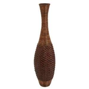  Benzara 13766 50 in. Weaved Rattan and Bamboo Natural 
