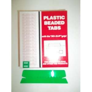  Kleer Fax, O 143 1/2, Plastic Beaded Tabs, Index Tabs, 3 1 
