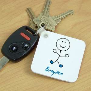  Personalized Stick Figure Key Chain: Office Products