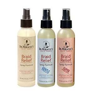  Dr. Miracles Braid Relief Spray Formula   Gentle Strength 