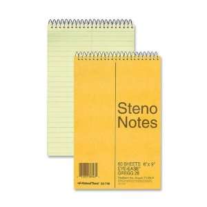  Rediform National Steno Notebook,80 Sheet   16lb   Gregg 