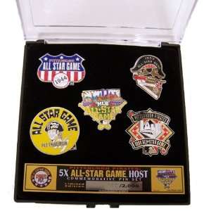 Pirates Five Time All Star Game Host Pin Set   Limited 2,006:  