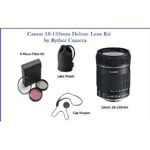  Canon Ef s 18 135mm F/3.5 5.6 Is Lens Deluxe Kit with 3 