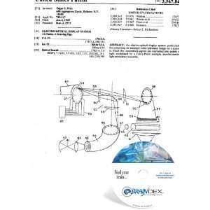  NEW Patent CD for ELECTRO OPTICAL DISPLAY SYSTEM 