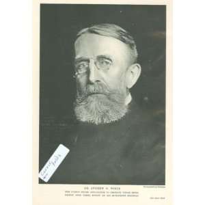  1902 Print Andrew D White American Ambassador Germany 