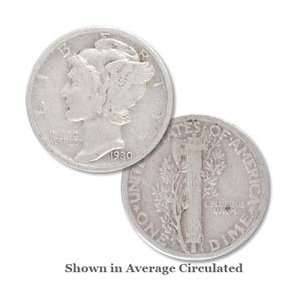  Very Fine 1930 Mercury Dime    90% Fine Silver: Everything 