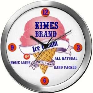 KIMES 14 Inch Ice Cream Metal Clock Quartz Movement:  