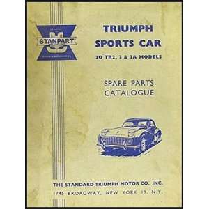    1954 1961 Triumph TR2 TR3 TR3A Parts Book Original Triumph Books